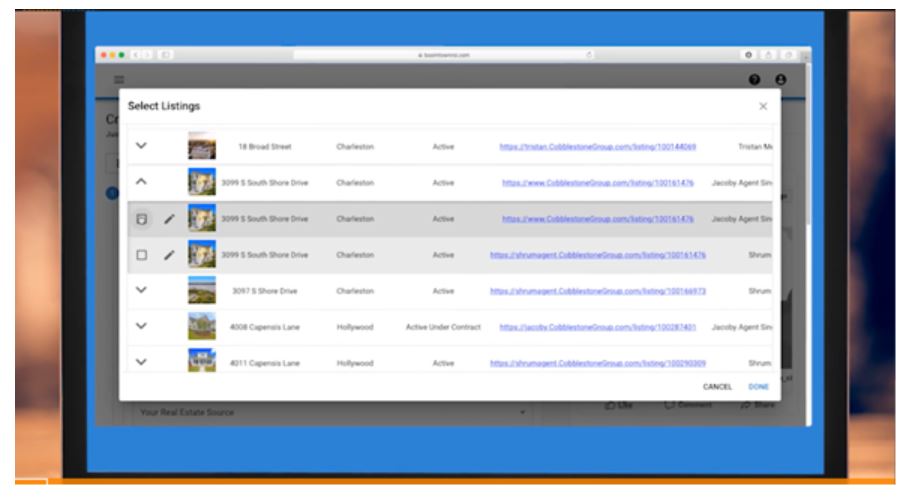 BoomTown property listings