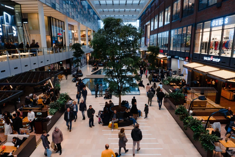 Busy mall