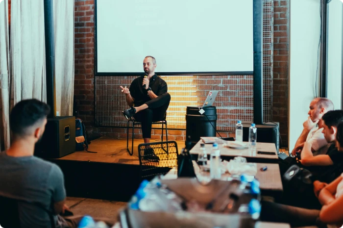 In-person networking and speaking opportunities for mortgage