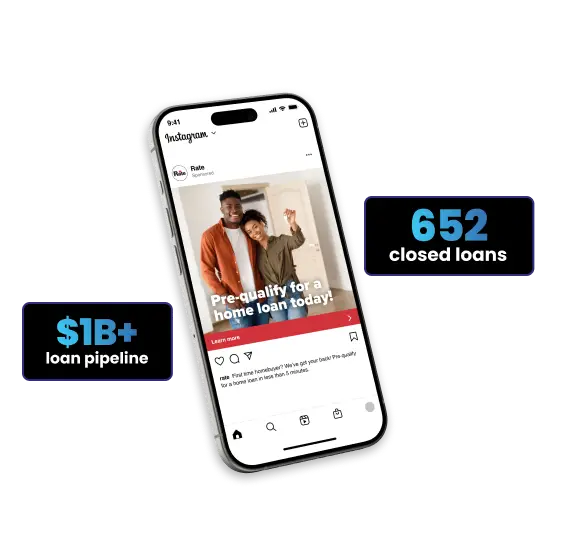 Rate ad on a phone, powered by Evocalize