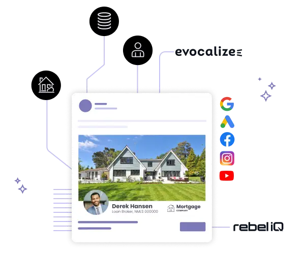 Mortgage ad with custom landing page with rebel iQ