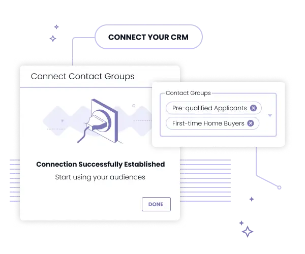 Connect your CRM to add audiences
