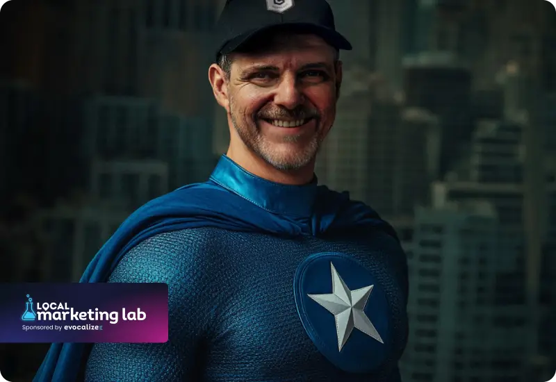 AI image of Tim Davis on the episode of online and offline marketing 