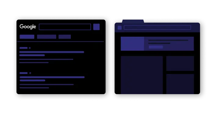 Google Search and Google Display ads