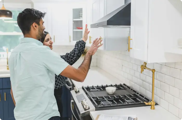 House tour real estate agent