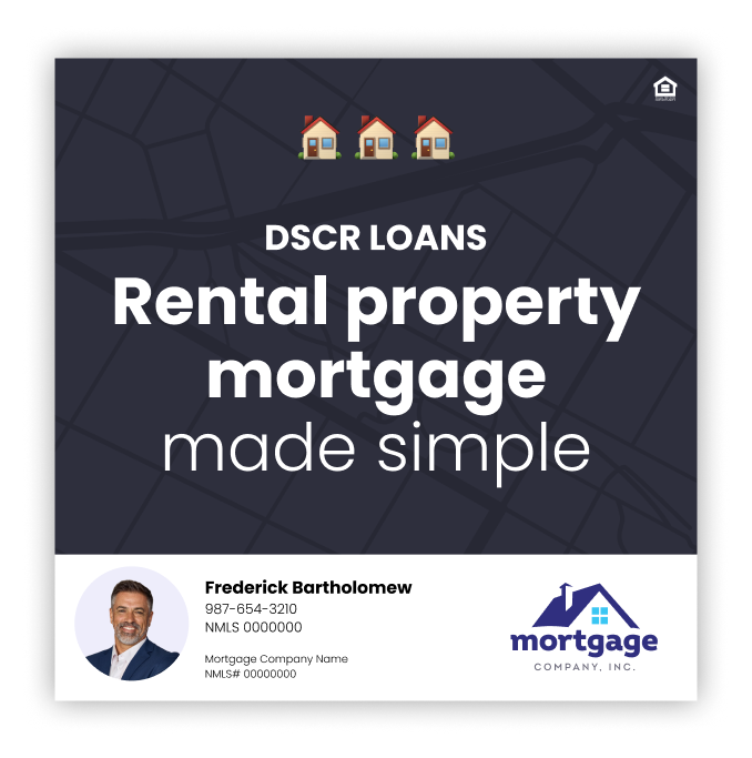 Example mortgage ad dscr