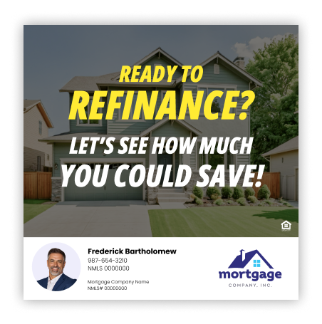Example of a refinance ad for loan officers