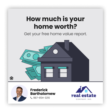 Example of a home equity real estate ad for agents and loan officers