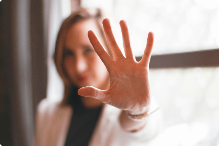 Why real estate agents don't buy leads: Person saying no
