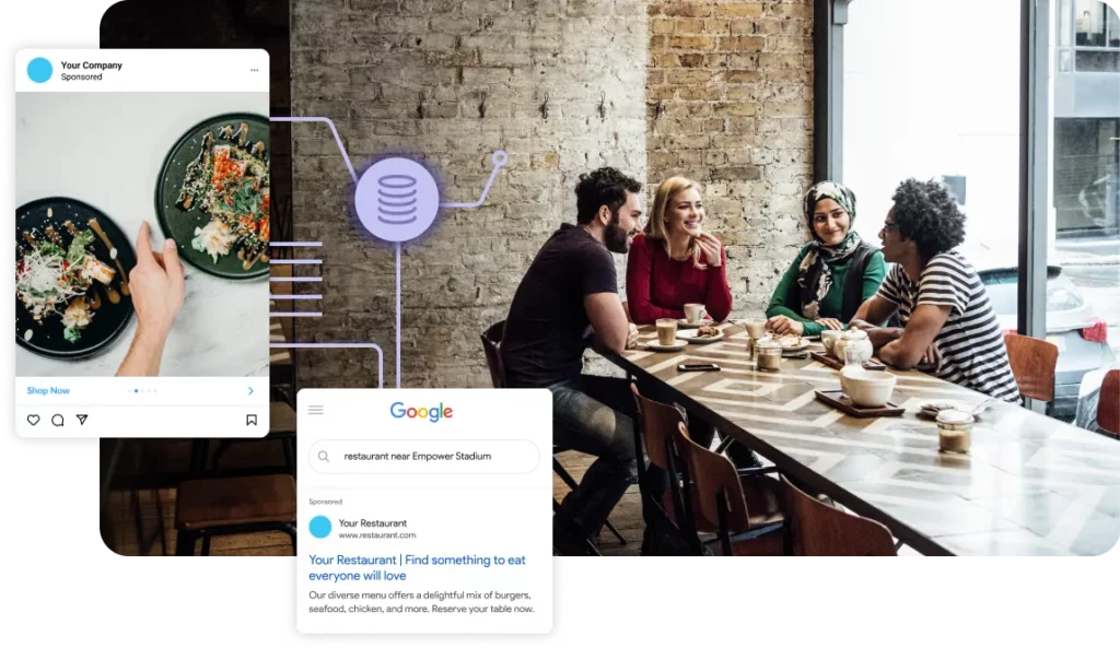Social media ads for restaurants
