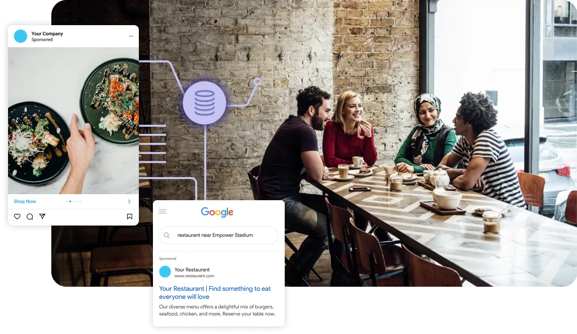 Evocalize platform — digital marketing for restaurants
