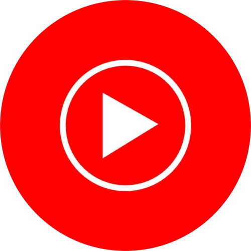 YouTube Music Icon Logo