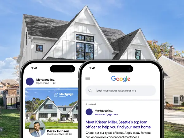 Offline and online mortgage marketing