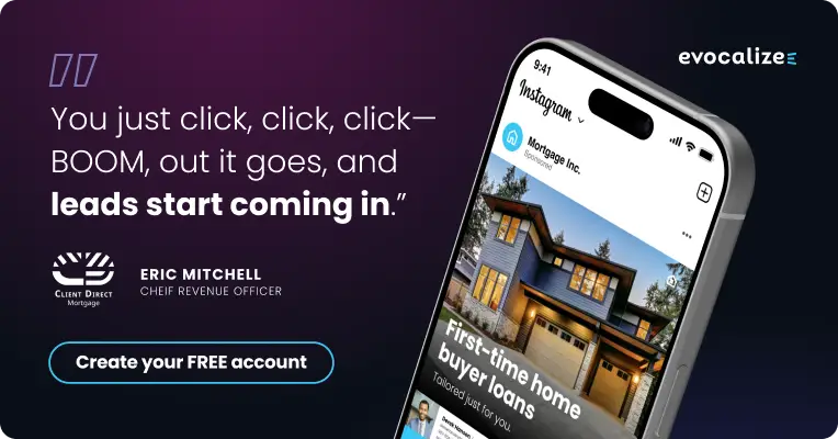 Eric Mitchell quote about Evocalize: "You just click, click, click—BOOM, out it goes and leads start coming in."