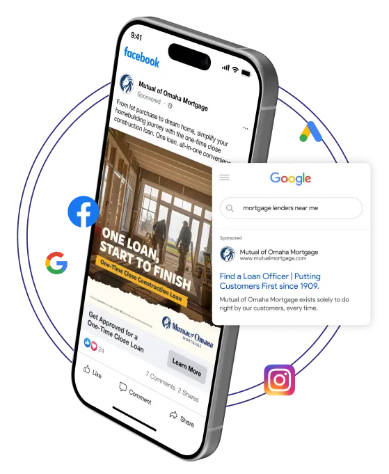 Mutual of Omaha Mortgage ad: Lead Generation for Loan Officers